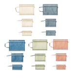 Maxbell 15Pcs Mesh Zipper Pouch Nylon Folder Document Pockets for Organizing Storage