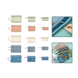 Maxbell 15Pcs Mesh Zipper Pouch Nylon Folder Document Pockets for Organizing Storage