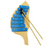 8 tone Wooden Xylophone for Kids Musical Toy for Kids - with Two Child-Safe Wood Mallet - Aladdin Shoppers