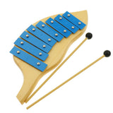 8 tone Wooden Xylophone for Kids Musical Toy for Kids - with Two Child-Safe Wood Mallet - Aladdin Shoppers