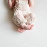 Max Baby Girl Lace Floral Romper Bodysuit Jumpsuit Playsuit Outfits White