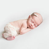 Max Baby Girl Lace Floral Romper Bodysuit Jumpsuit Playsuit Outfits White