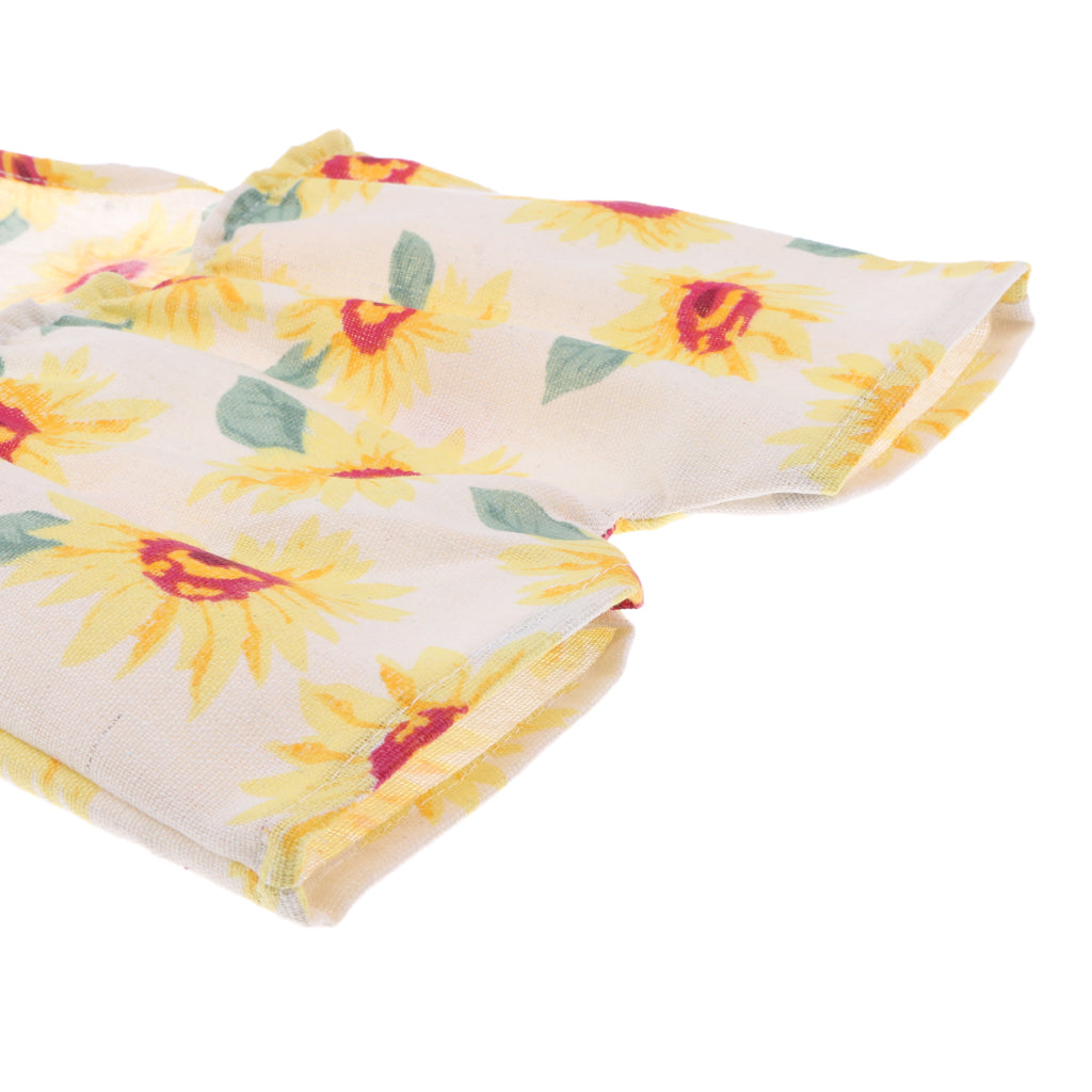 Maxbell Baby Photography Props Girl Photo Shoot Outfits Newborn Cotton Rompers Style 2-Sunflower