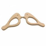 Maxbell Cute Safe Natural Wooden Baby Teether Teething Toy Shower New Swallow