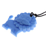 Maxbell Silicone Teething Pacifier Pendant Soother Teether for Baby Blue Lion