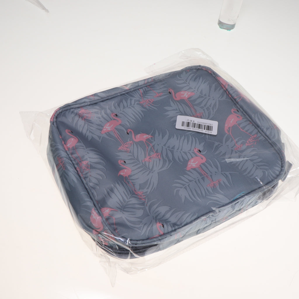 Maxbell Toiletry Makeup Bag Wash Carry Organizer Zipper Compartment Bag Flamingos