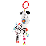 Maxbell Baby Kids Pram Handbell Stroller Hanging Plush Toys Zebra with flowers