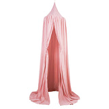 Maxbell Kids Baby Bed Canopy Bedcover Mosquito Net Curtain Bedding Dome Tent Style 1-Pink