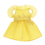 Maxbell Little Baby Girl Plaid Ruffles Summer Dress Kids Girl Backless Dresses 2T Yellow