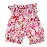 Maxbell Newborn Baby Girls Cotton Tops Romper Floral Shorts Outfits Set 0-6 Months Pink