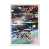 Maxbell 3Panel Art Oil Painting Canvas Picture Space Shuttle War Wall Decor  30x45cm