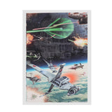 Maxbell 3Panel Art Oil Painting Canvas Picture Space Shuttle War Wall Decor  30x45cm