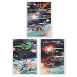 Maxbell 3Panel Art Oil Painting Canvas Picture Space Shuttle War Wall Decor  30x45cm