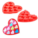 Max Silicone Fondant Mold Cake Decorating Chocolate Baking Mould Tool DIY Heart Red