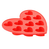 Max Silicone Fondant Mold Cake Decorating Chocolate Baking Mould Tool DIY Heart Red