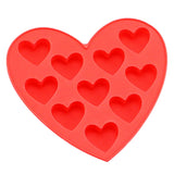 Max Silicone Fondant Mold Cake Decorating Chocolate Baking Mould Tool DIY Heart Red