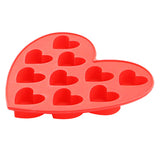 Max Silicone Fondant Mold Cake Decorating Chocolate Baking Mould Tool DIY Heart Red