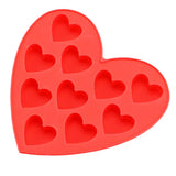 Max Silicone Fondant Mold Cake Decorating Chocolate Baking Mould Tool DIY Heart Red
