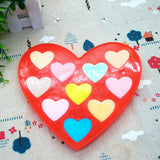 Max Silicone Fondant Mold Cake Decorating Chocolate Baking Mould Tool DIY Heart Red