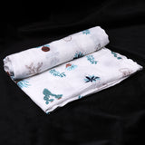 Maxbell Soft Muslin Baby Swaddling Blanket Newborn Infant Cotton Swaddle Towel Cactus