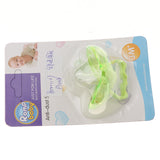 Maxbell Flat Thumb Baby Orthodontic Pacifier Silicone Teat NippleGreen round head