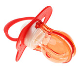 Maxbell Silicone Nipple Soother Pacifier Baby Orthodontic Dummy BPA FREE 5-8M Red