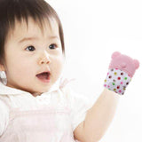 Maxbell 2Pcs Baby Teething Mitten Silicone Mitt Bite Training Glove Teether
