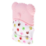 Maxbell 2Pcs Baby Teething Mitten Silicone Mitt Bite Training Glove Teether