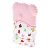 Maxbell 2Pcs Baby Teething Mitten Silicone Mitt Bite Training Glove Teether