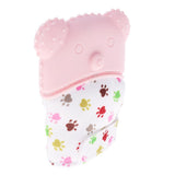 Maxbell 2Pcs Baby Teething Mitten Silicone Mitt Bite Training Glove Teether