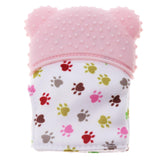 Maxbell 2Pcs Baby Teething Mitten Silicone Mitt Bite Training Glove Teether