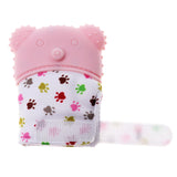 Maxbell 2Pcs Baby Teething Mitten Silicone Mitt Bite Training Glove Teether