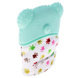 Maxbell 2Pcs Baby Teething Mitten Silicone Mitt Bite Training Glove Teether