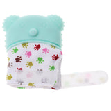 Maxbell 2Pcs Baby Teething Mitten Silicone Mitt Bite Training Glove Teether