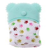 Maxbell 2Pcs Baby Teething Mitten Silicone Mitt Bite Training Glove Teether