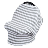 Maxbell Baby Car Seat Nursing Covers Breastfeeding Cover CarseatAsh White Stripe