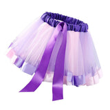 Maxbell Girls Kids Baby Tutu Skirt Party Costume Fancy Tutu Pettiskirt 0-2 Years Purple