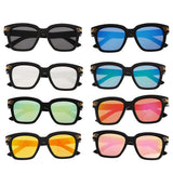 Max Classic Sunglasses KIDS Girls Boys Plastic Frame UV400 Black+White