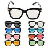 Max Classic Sunglasses KIDS Girls Boys Plastic Frame UV400 Black+White