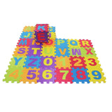 Maxbell KIDS 36PC COLOURFUL FOAM ALPHABET SOFT JIGSAW PUZZLE PLAY LEARNING MAT NUMBERS