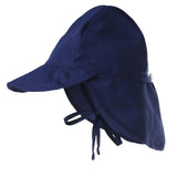 Maxbell Boys Girls Flap Hat, Kids Sun Protection Sun Hat L Navy