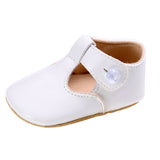 Maxbell Baby Girl Leather Shoes Toddle Anti-slip Prewalker Sandals 12-18M White