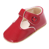 Maxbell Baby Girl Leather Shoes Toddle Anti-slip Prewalker Sandals 0-6M Red