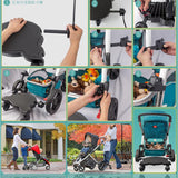 Maxbell Baby Stroller Pedal Baby Stands Small Stroller Board Universal