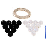 Maxbell Wood Crochet Beads Chewing Beads Teething Jewelry DIY Necklace Baby Teether