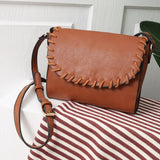 Maxbell Womens PU Leather Handbag Purse Satchel Crossbody Shoulder BagBlack