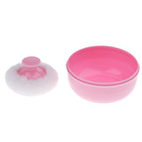 Maxbell Baby Soft Face Body Cosmetic Powder Puff Sponge Box Case Container Pink