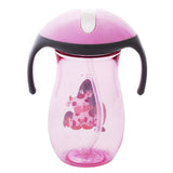 Maxbell Baby Bottle Drinking Cups Mushroom Head Bottle Drinking Cup 330ml Pink