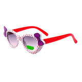 Heart Shape Cartoon Baby Girls Kids Outdoor Sunglasses White Red