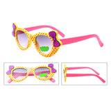 Heart Shape Cartoon Baby Girls Kids Outdoor Sunglasses Yellow Pink